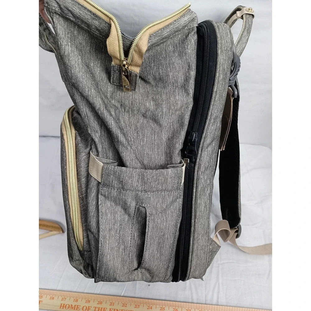 Debug 30L Dual Baby Diaper Bag Backpack - Gray